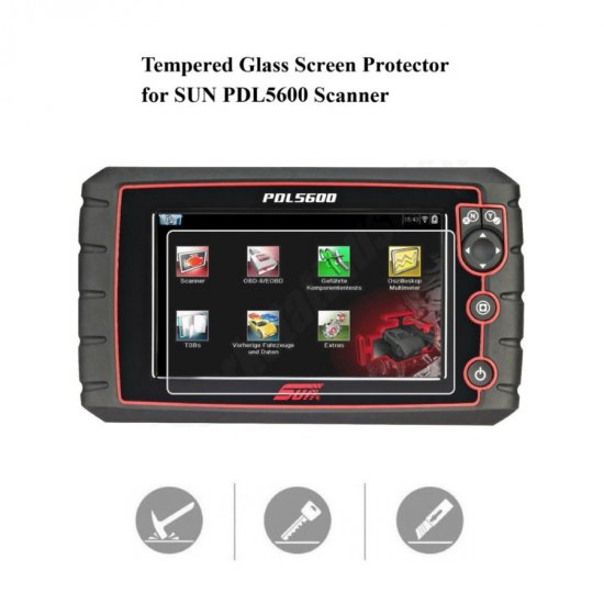 Tempered Glass Screen Protector for SUN PDL5600 Scanner - Click Image to Close